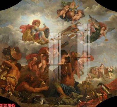 Tải file gốc in lụa Tranh sơn dầu phương tây tổng hợp STS17045 siêu nét