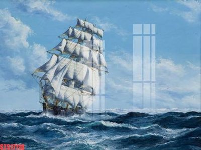 File gốc Tranh sơn dầu phương tây tổng hợp STS17118 (in mica) làm bảng hiệu