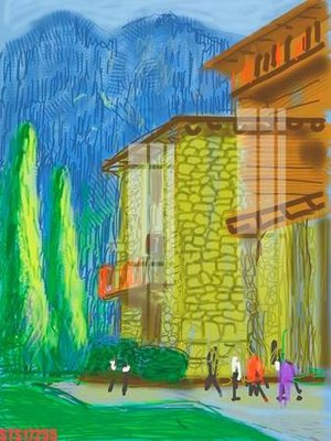 File tranh Tranh sơn dầu phương tây tổng hợp STS17255 (gốc) in backlit film