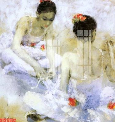 File gốc Tranh sơn dầu phương tây tổng hợp STS17332 (in lụa) chi tiết cao