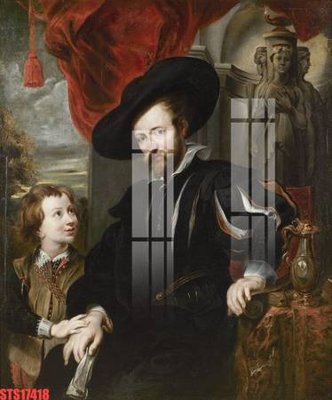 File ảnh Tranh sơn dầu phương tây tổng hợp STS17418 (gốc) in standee