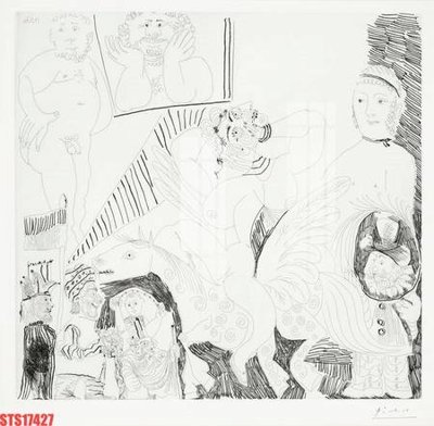 Tải file gốc Tranh sơn dầu phương tây tổng hợp STS17427 (để in lụa)