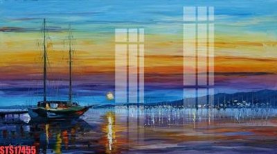 File tranh gốc PSD Tranh sơn dầu phương tây tổng hợp STS17455 còn nguyên layer