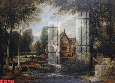 Ảnh gốc Tranh sơn dầu phương tây tổng hợp STS17473 (độ nét cao) in tráng gương