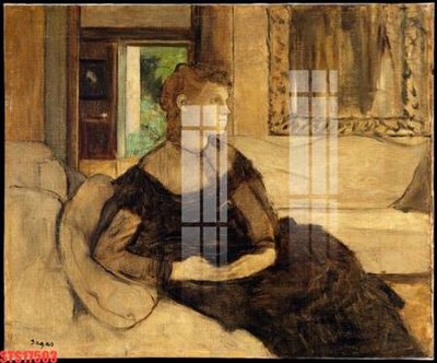 File in mica Tranh sơn dầu phương tây tổng hợp STS17503 (bản gốc) làm vách ngăn