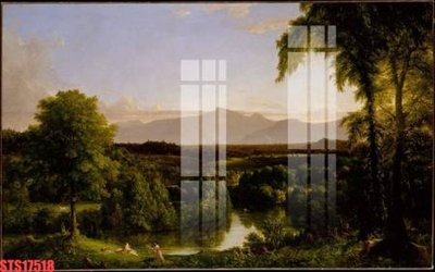 File PSD Tranh sơn dầu phương tây tổng hợp STS17518 (gốc) cho in quảng cáo