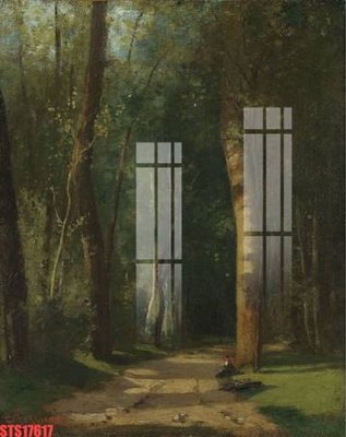 Download file gốc Tranh sơn dầu phương tây tổng hợp STS17617 (in lụa) hoa lá