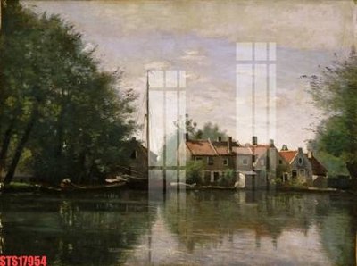 File tranh in mica Tranh sơn dầu phương tây tổng hợp STS17954 (độ phân giải cao)