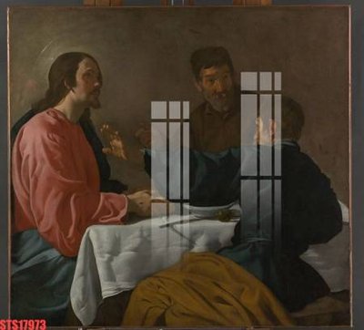 File gốc Tranh sơn dầu phương tây tổng hợp STS17973 (in lụa) họa tiết 3D