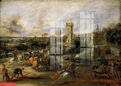 File gốc Tranh sơn dầu phương tây tổng hợp STS17990 (in lụa) chi tiết cao