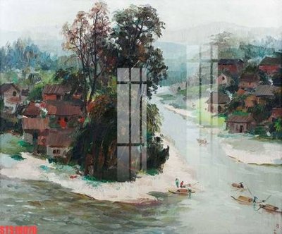 File gốc Tranh sơn dầu phương tây tổng hợp STS18070 (phiên bản chuẩn) để in ấn