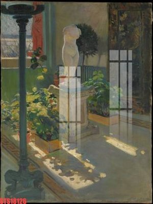 Ảnh mô tả file gốc in mica Tranh sơn dầu phương tây tổng hợp STS18126