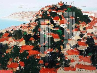 File ảnh Tranh sơn dầu phương tây tổng hợp STS18763 (gốc) cho trang trí nhà hàng