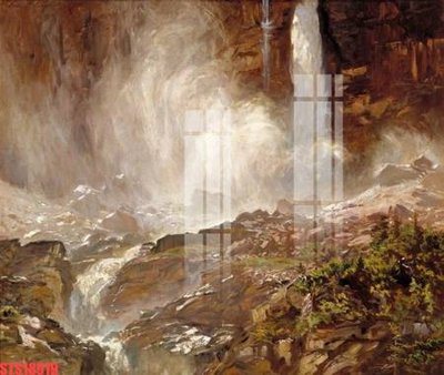 File tranh Tranh sơn dầu phương tây tổng hợp STS18919 (ảnh gốc) in trần nhà