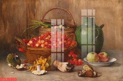 Chi tiết file ảnh Tranh sơn dầu phương tây tổng hợp STS18955 sắc nét