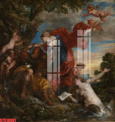 File in trần Tranh sơn dầu phương tây tổng hợp STS18981 (bản gốc) bầu trời