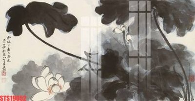 File ảnh Tranh sơn dầu phương tây tổng hợp STS19052 (gốc) in poster