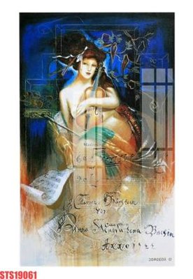 File tranh in trần Tranh sơn dầu phương tây tổng hợp STS19061 (ảnh gốc siêu nét)