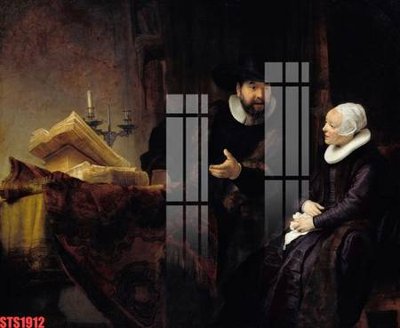 File gốc Tranh sơn dầu phương tây tổng hợp STS1912 (phong cách) châu Âu