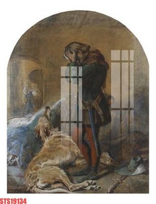 Chi tiết file tranh tráng gương Tranh sơn dầu phương tây tổng hợp STS19134 (ảnh gốc)