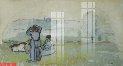 File tranh Tranh sơn dầu phương tây tổng hợp STS19180 (ảnh gốc) độc quyền