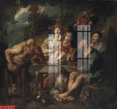 Download file gốc Tranh sơn dầu phương tây tổng hợp STS19377 (in lụa) hoa lá