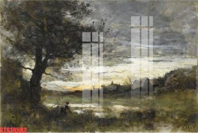 File tranh Tranh sơn dầu phương tây tổng hợp STS19582 (gốc) chủ đề động vật