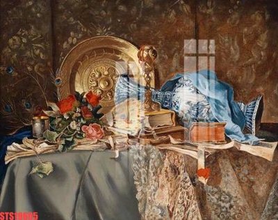 File tranh Tranh sơn dầu phương tây tổng hợp STS19605 (gốc) chủ đề trẻ em