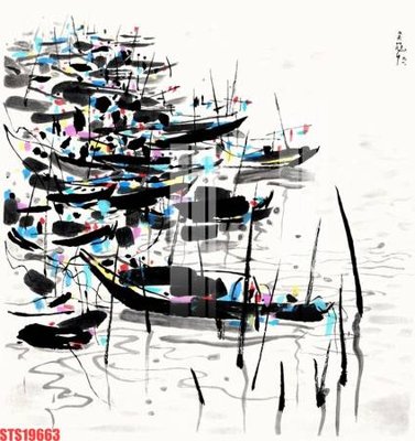 File tranh Tranh sơn dầu phương tây tổng hợp STS19663 (gốc) chủ đề thiên nhiên