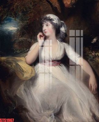 File in ấn Tranh sơn dầu phương tây tổng hợp STS1967 (bản gốc) sắc nét