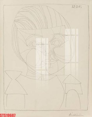 File gốc Tranh sơn dầu phương tây tổng hợp STS19687 (in lụa) tranh mã đáo