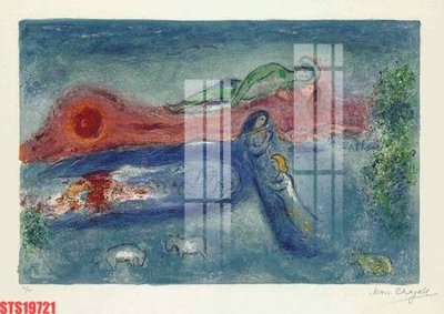 File gốc Tranh sơn dầu phương tây tổng hợp STS19721 (in lụa) tranh mã đáo