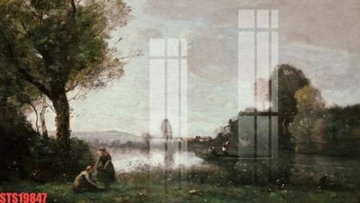 Ảnh mô tả file gốc in mica Tranh sơn dầu phương tây tổng hợp STS19847