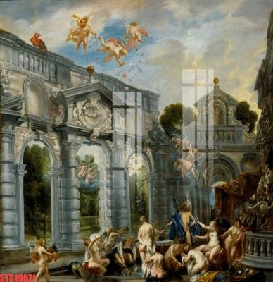 File tranh Tranh sơn dầu phương tây tổng hợp STS19871 (bản gốc) treo tường