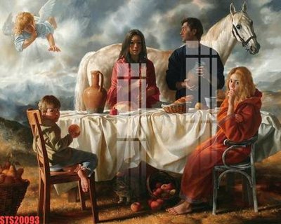 File gốc Tranh sơn dầu phương tây tổng hợp STS20093 (in lụa) tranh thuận buồm