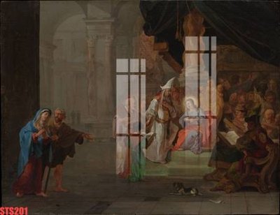 Download file gốc Tranh sơn dầu phương tây tổng hợp STS201 (in mica) trang trí