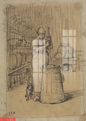 File tranh Tranh sơn dầu phương tây tổng hợp STS20118 (gốc) in vải canvas