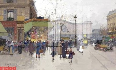 Tải file Tranh sơn dầu phương tây tổng hợp STS20343 (gốc) làm file thiết kế