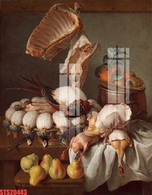 File gốc Tranh sơn dầu phương tây tổng hợp STS20443 (in tráng gương) ốp tường