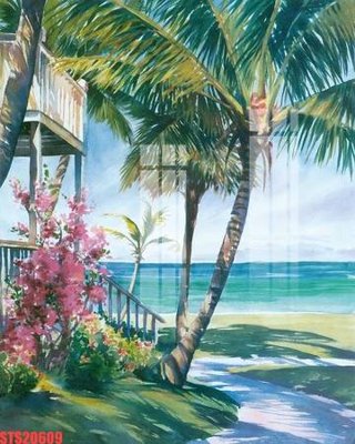 Download file gốc Tranh sơn dầu phương tây tổng hợp STS20609 (in lụa) tranh 3D