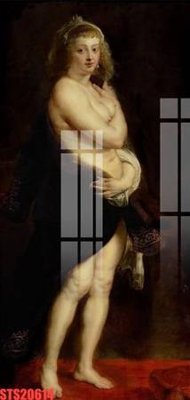 File in trần Tranh sơn dầu phương tây tổng hợp STS20614 (bản gốc 3D) sống động