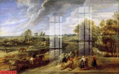 File gốc Tranh sơn dầu phương tây tổng hợp STS20633 (cho in 3D) độc đáo