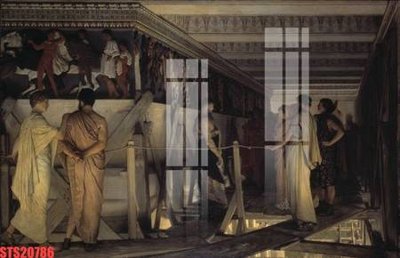 Download file gốc Tranh sơn dầu phương tây tổng hợp STS20786 (in lụa) hoa lá