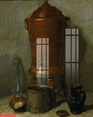 File tranh Tranh sơn dầu phương tây tổng hợp STS20962 (gốc) in trên kính