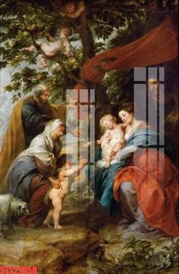 File gốc Tranh sơn dầu phương tây tổng hợp STS21058 (trang trí) phòng trẻ em