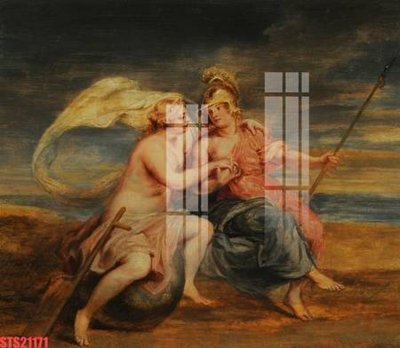 File gốc Tranh sơn dầu phương tây tổng hợp STS21171 (in mica) làm bảng hiệu