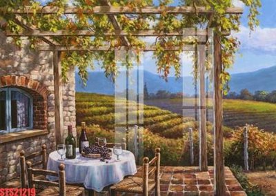 File ảnh Tranh sơn dầu phương tây tổng hợp STS21219 (gốc) trang trí khách sạn