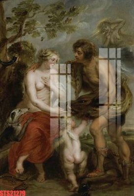 File in lụa Tranh sơn dầu phương tây tổng hợp STS21279 (tân cổ điển) Tranh sơn dầu phương tây tổng hợp STS21279