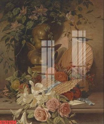 Tải file Tranh sơn dầu phương tây tổng hợp STS21294 (gốc) chủ đề phong thủy