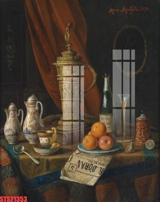 File in lụa Tranh sơn dầu phương tây tổng hợp STS21353 (phong cảnh) Tranh sơn dầu phương tây tổng hợp STS21353